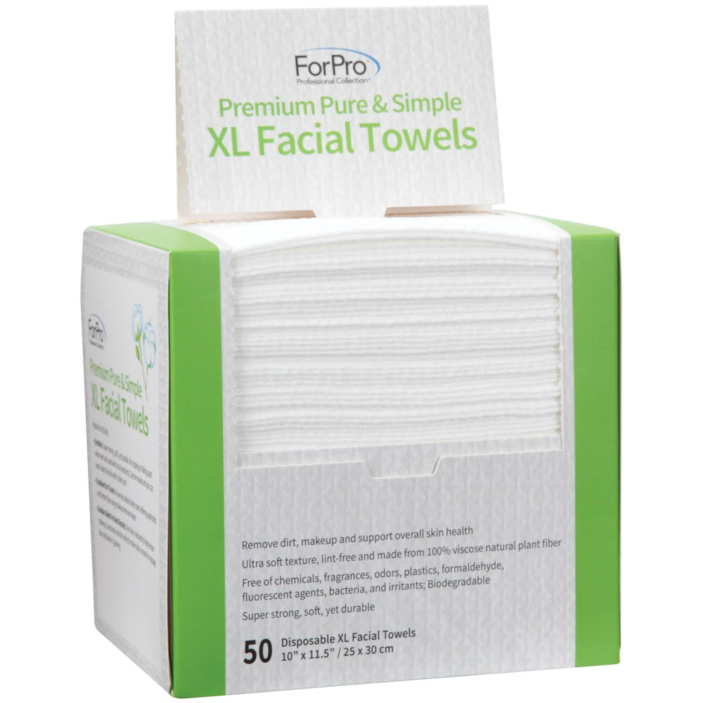 ForPro Premium Pure and Simple XL towels pack shown, eco-friendly daily use.
