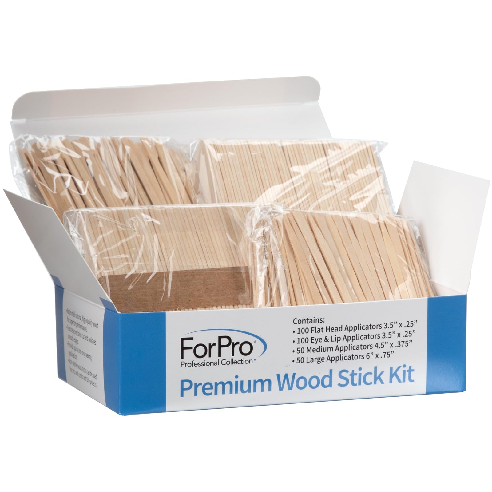 ForPro Premium Wood Stick medium applicator 4-5 inch suited for mid sized areas