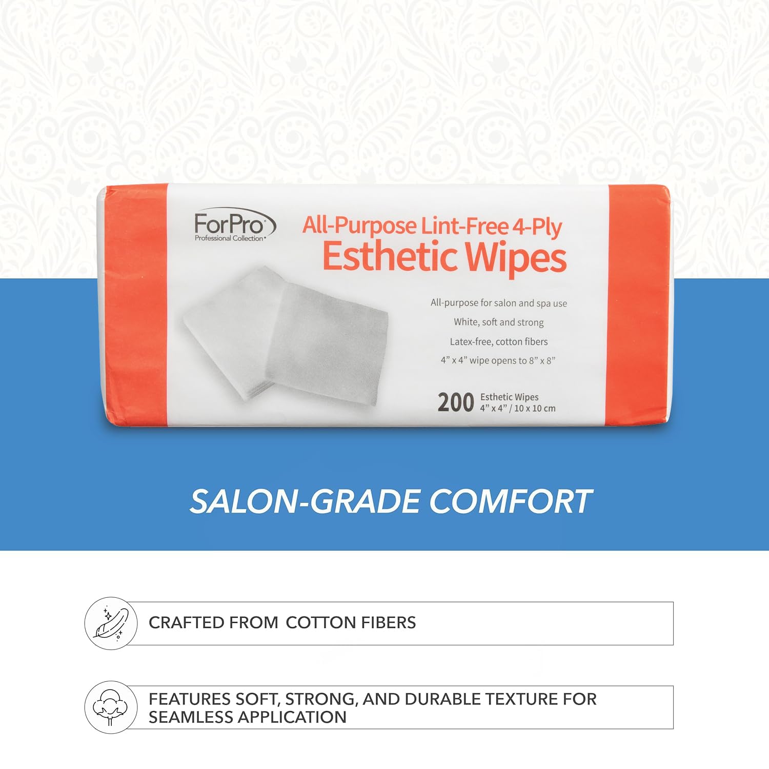 4-ply non-woven wipes deliver durable, lint-free performance