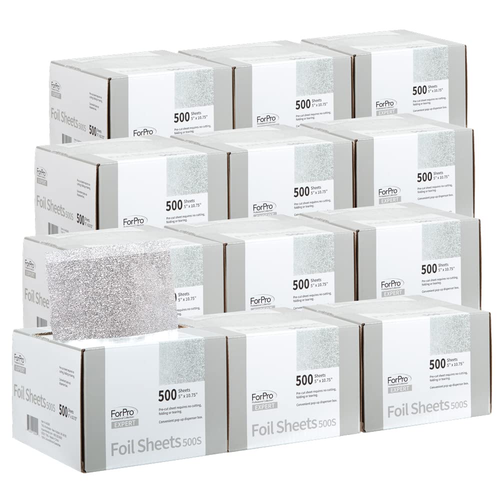 ForPro Professional Collection embossed foil sheets 500s for precise hair color application