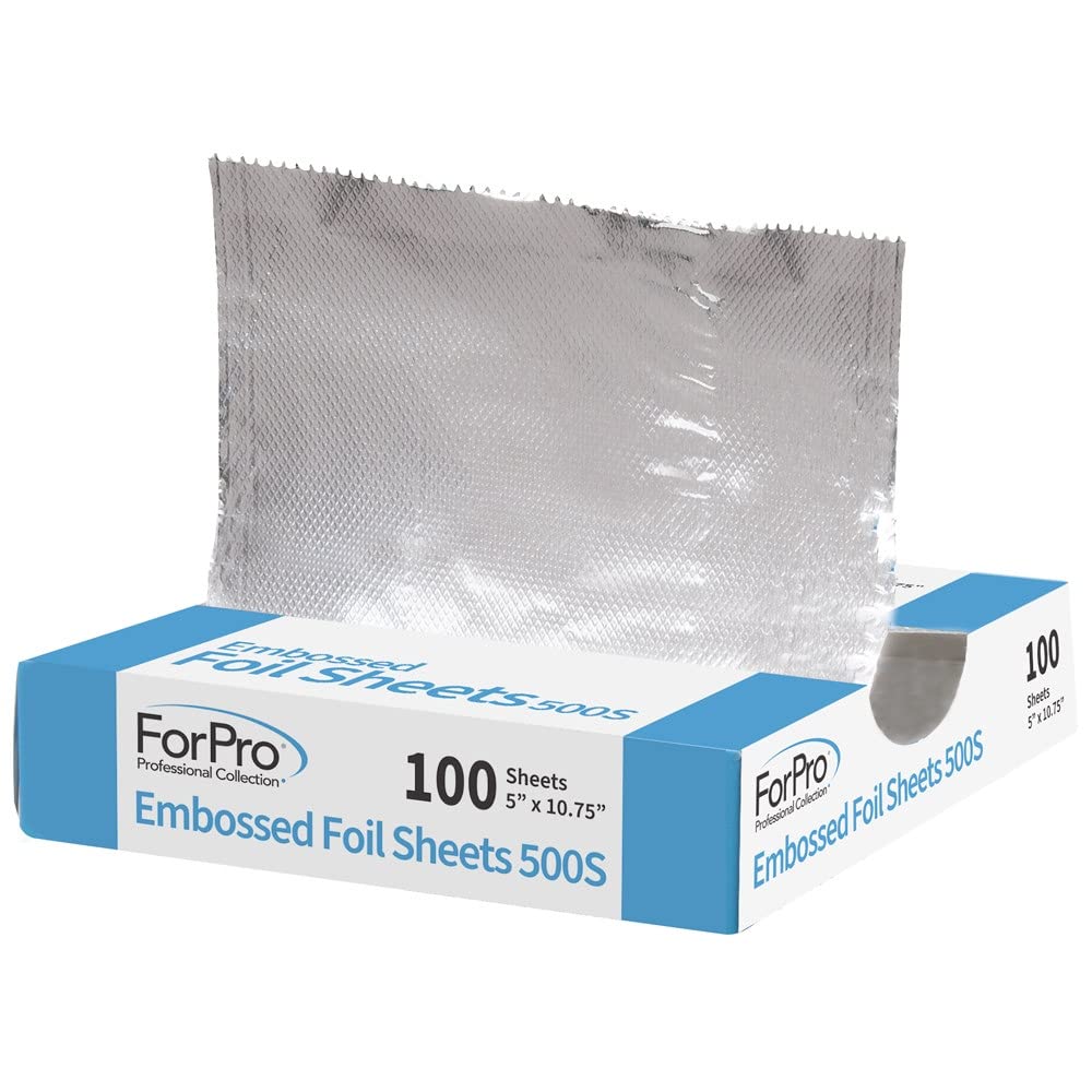 ForPro embossed foil sheets close-up showing grip-embossed texture for color wrapping