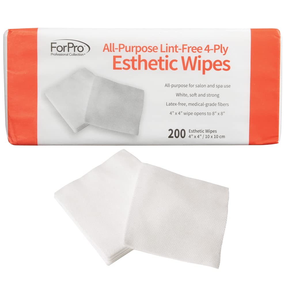 ForPro esthetic wipes lint-free and durable for precise product application