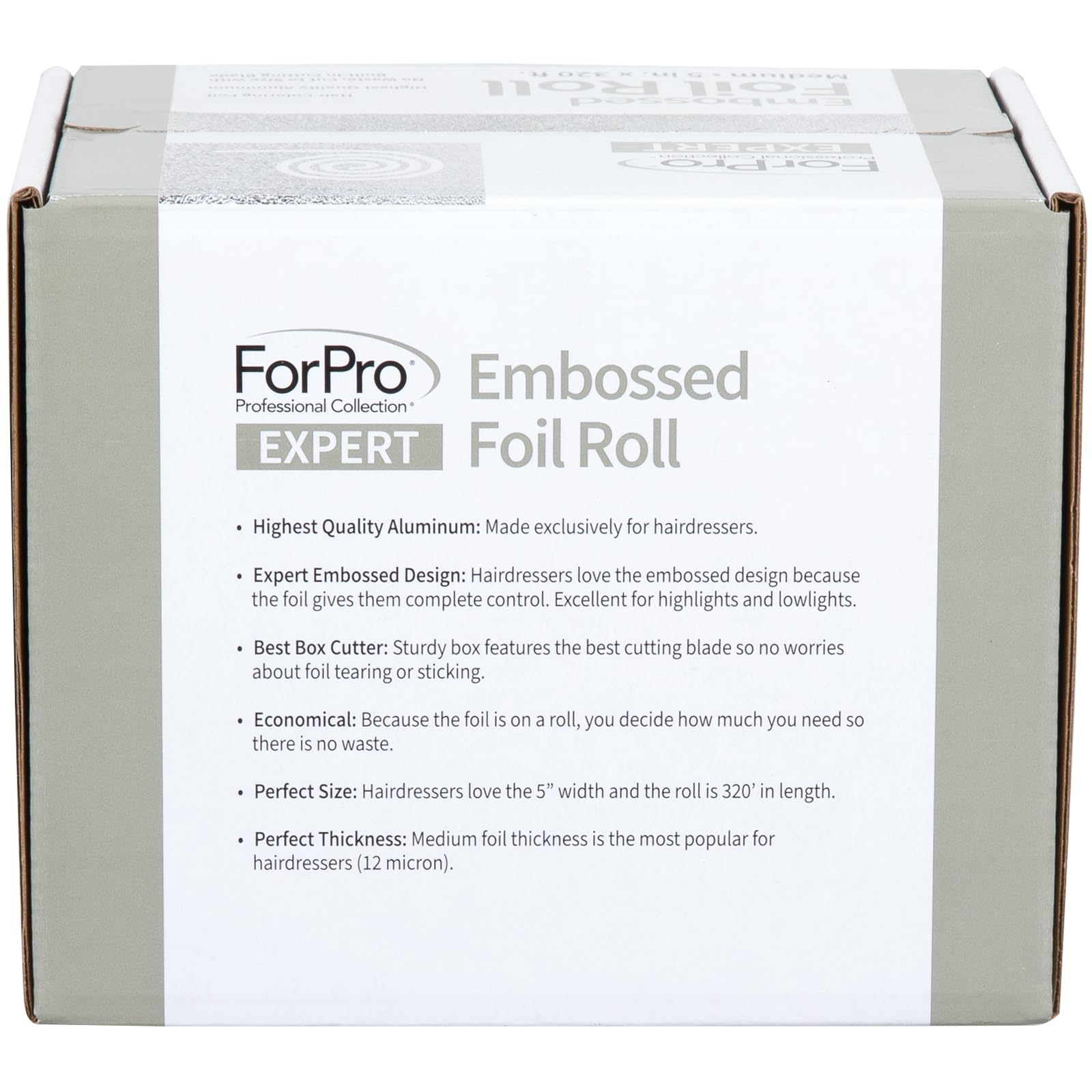 ForPro five-inch width fits common salon applications with balanced coverage.