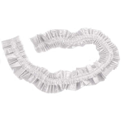 ForPro spa liner with elastic band shown securing liner during treatment.