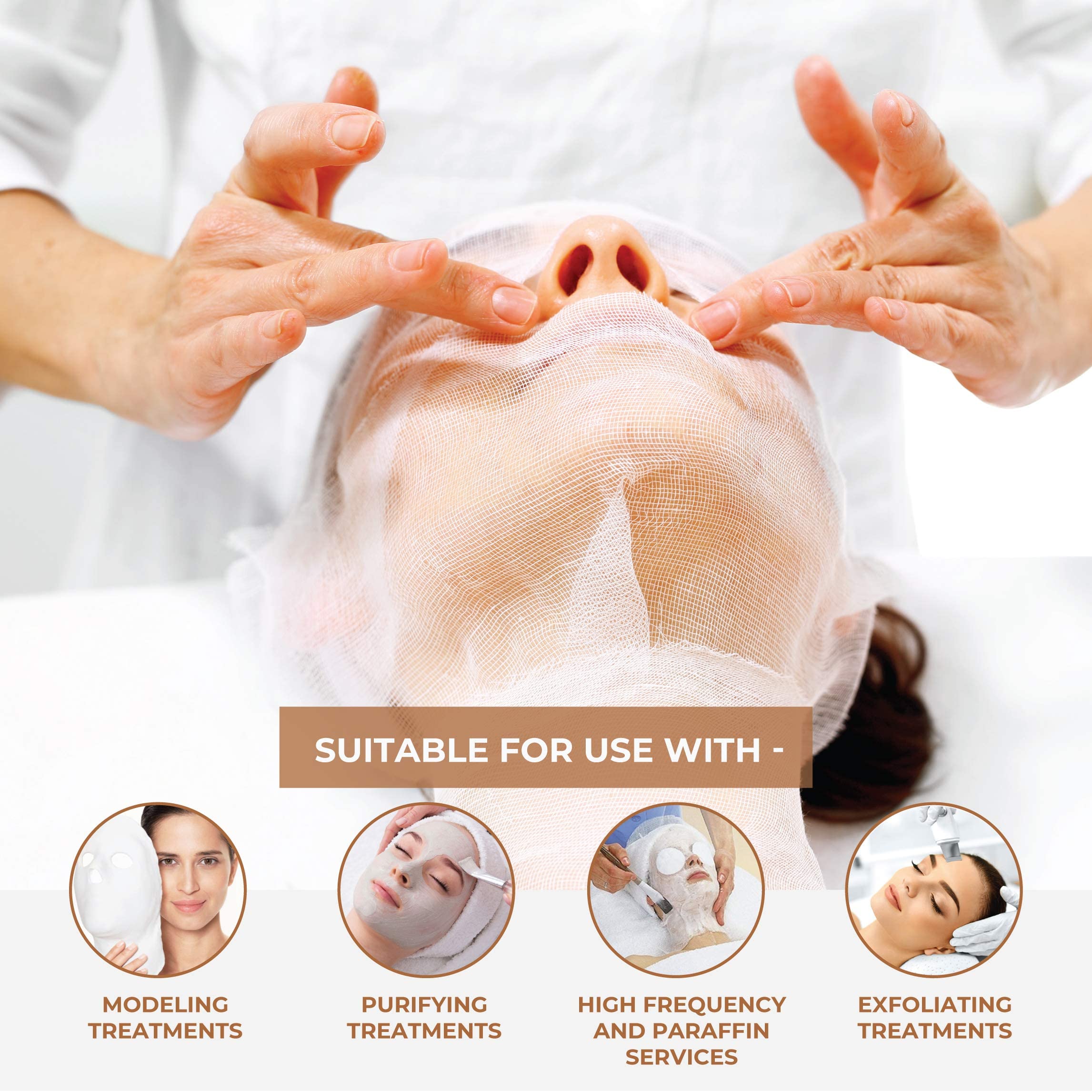 ForPro Professional Collection paquete 100 mascarillas gasa.