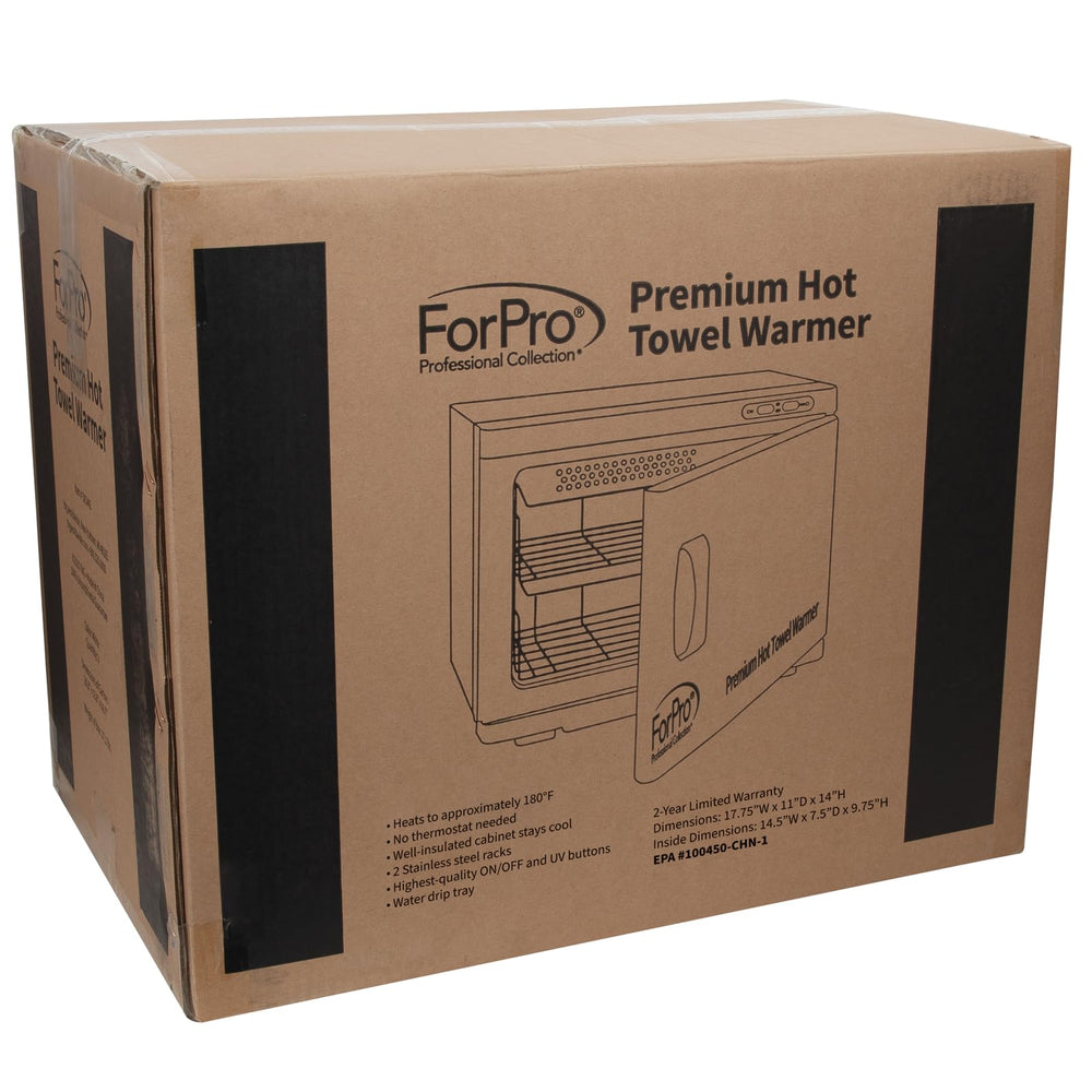 ForPro interior dimensions illustrate ample space for towels.
