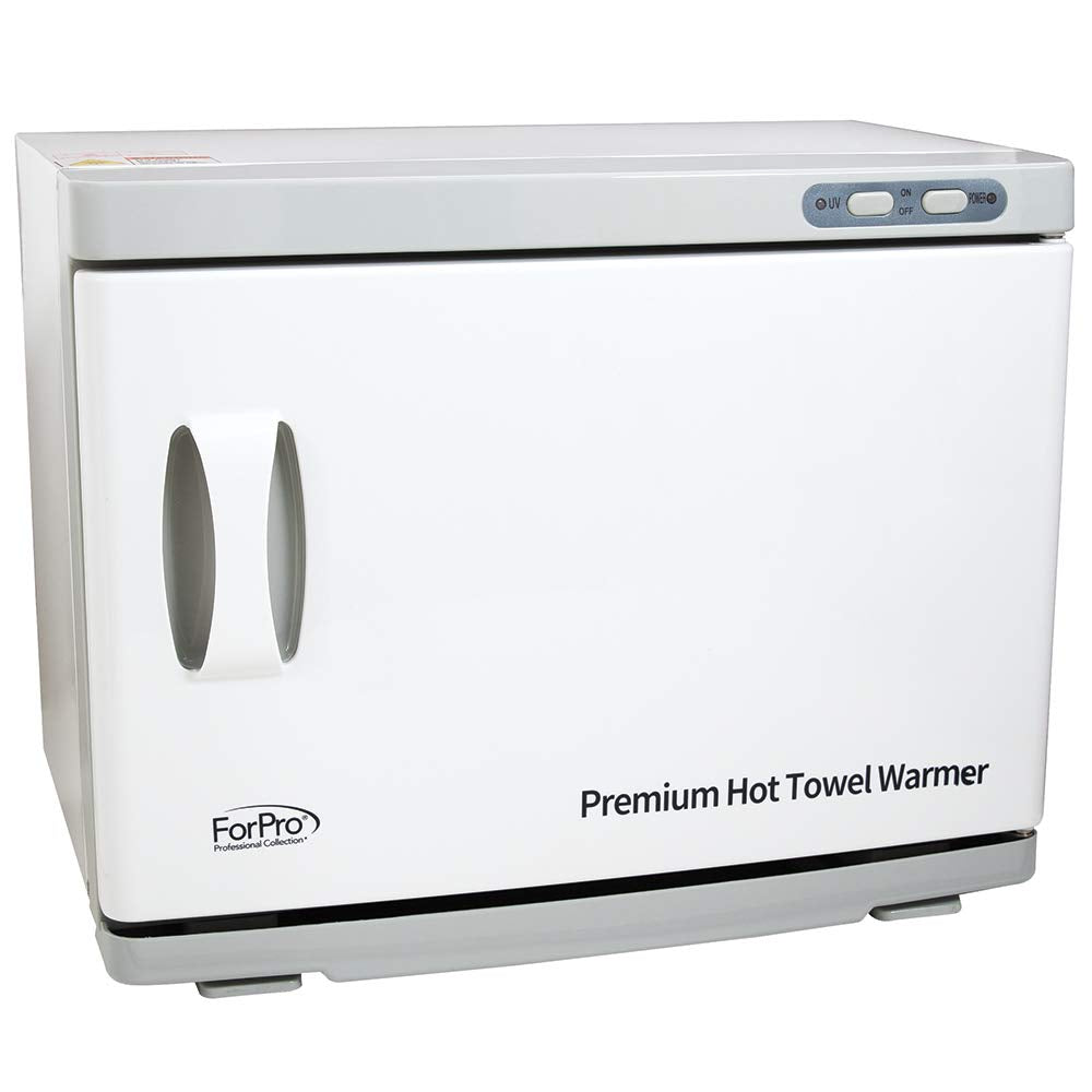 ForPro Professional Collection with two stainless steel racks for towels.