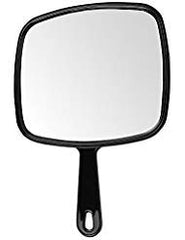 ForPro square-face mirror provides broad field for complete checks.