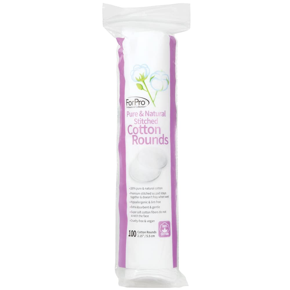 ForPro multi-layer design delivers plush absorbency for makeup removal.