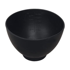 ForPro silicone mixing bowl 8oz black, ideal for precise facial blends.