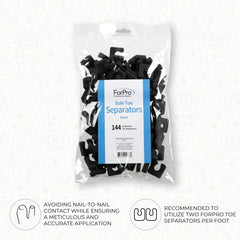 144-count box of ForPro Sole Toe Separators for salons