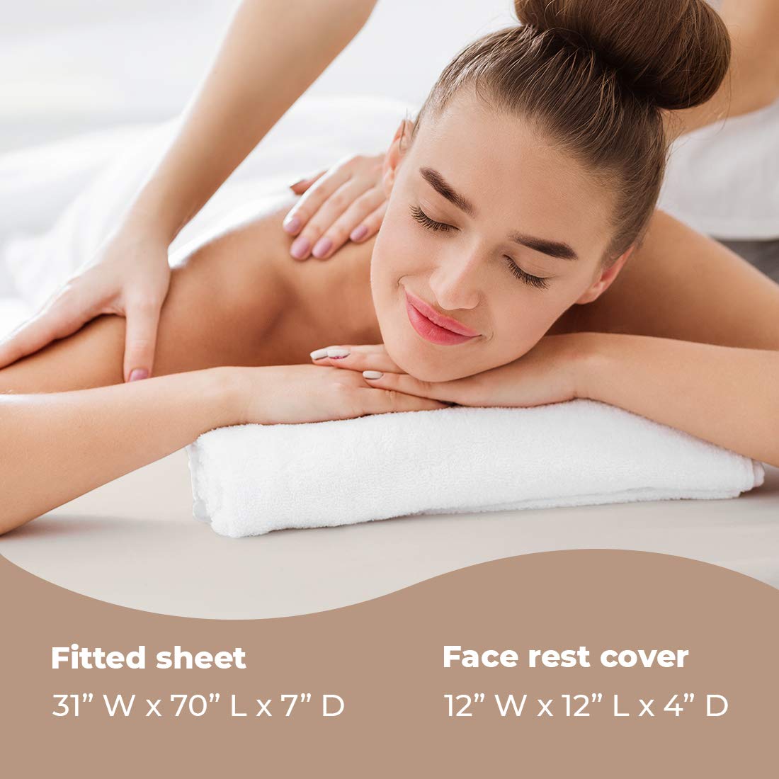 ForPro spa treatment sheet set on table illustrates professional use.