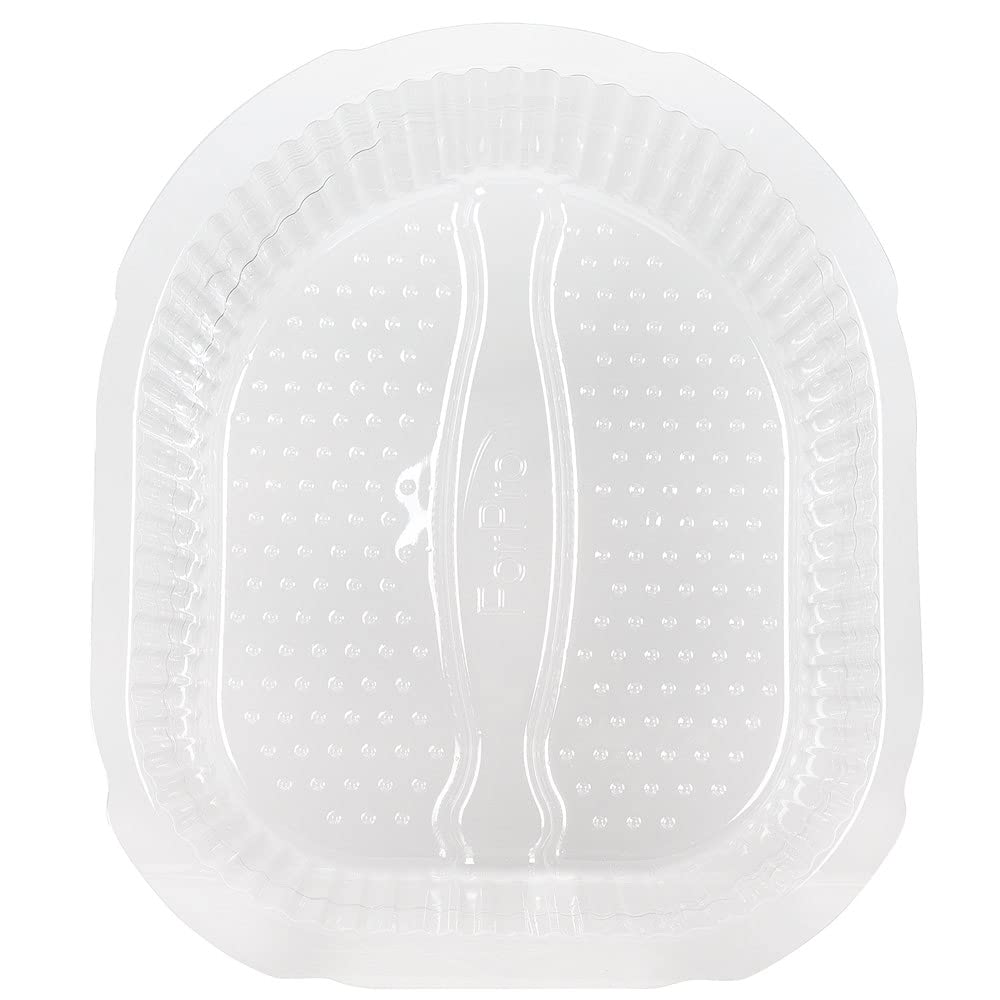 ForPro universal pedi bath liner textured base highlights comfort during a soak