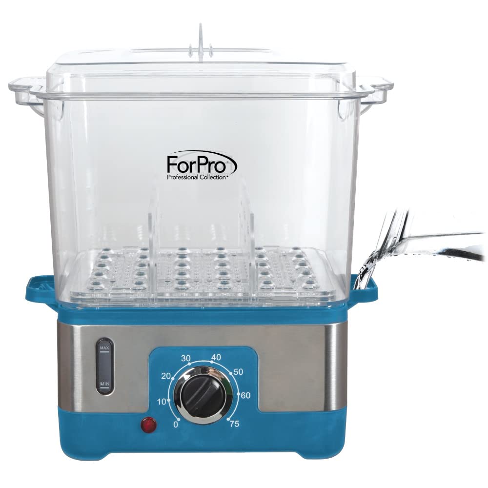 ForPro XL hot towel steamer top view highlights compact footprint for spa setups.