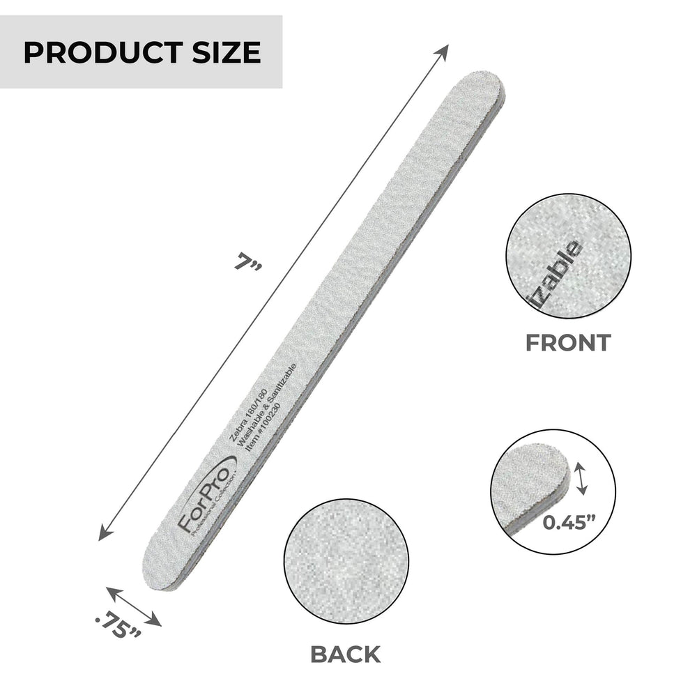 ForPro Zebra cushioned-core foam board supports fast, precise filing.