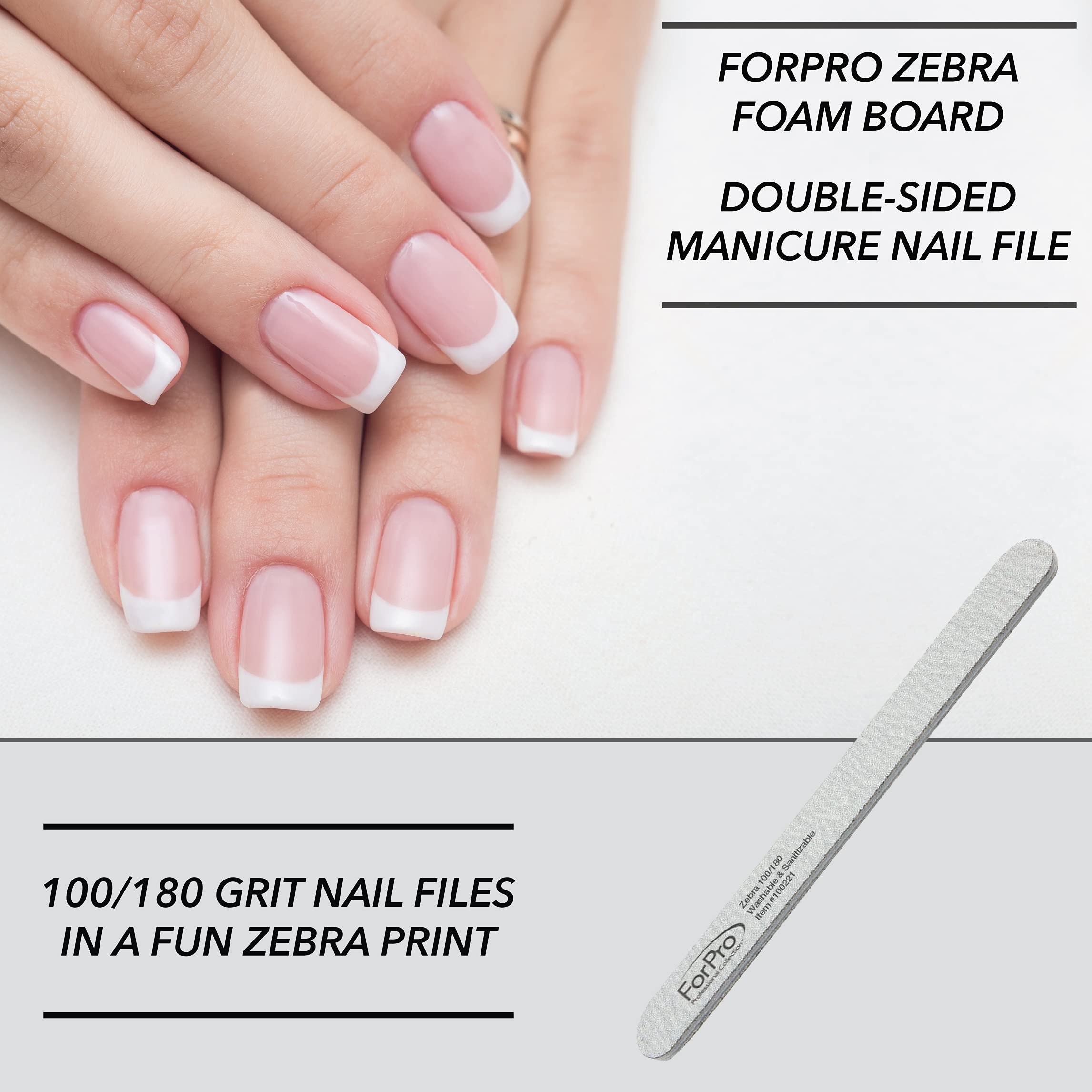 Double-sided ForPro Zebra foam board for fast filing.