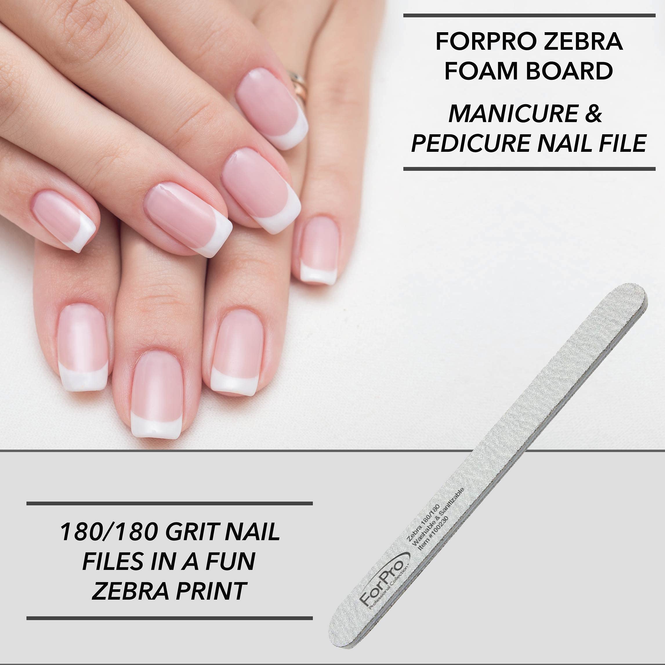 ForPro Zebra foam board is sanitizable after use.