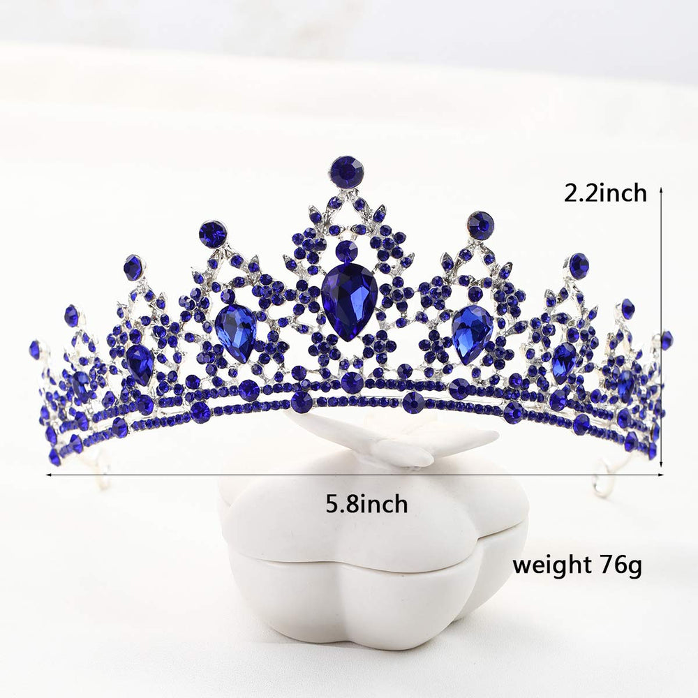 FORSEVEN bridal tiara for wedding days as a statement accessory