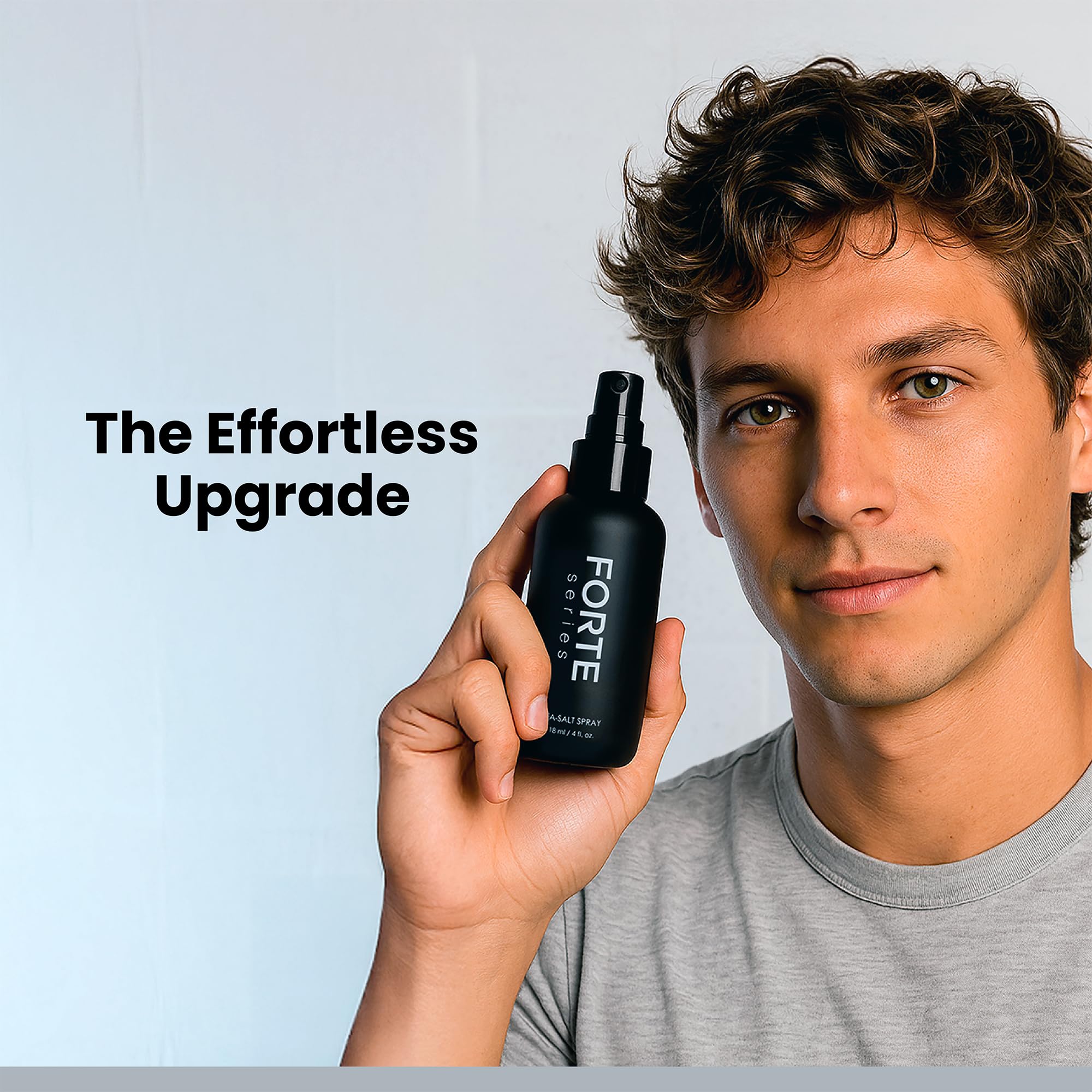 Forte Series Sea-Salt Spray sulfate-free formula benefits hair feel.