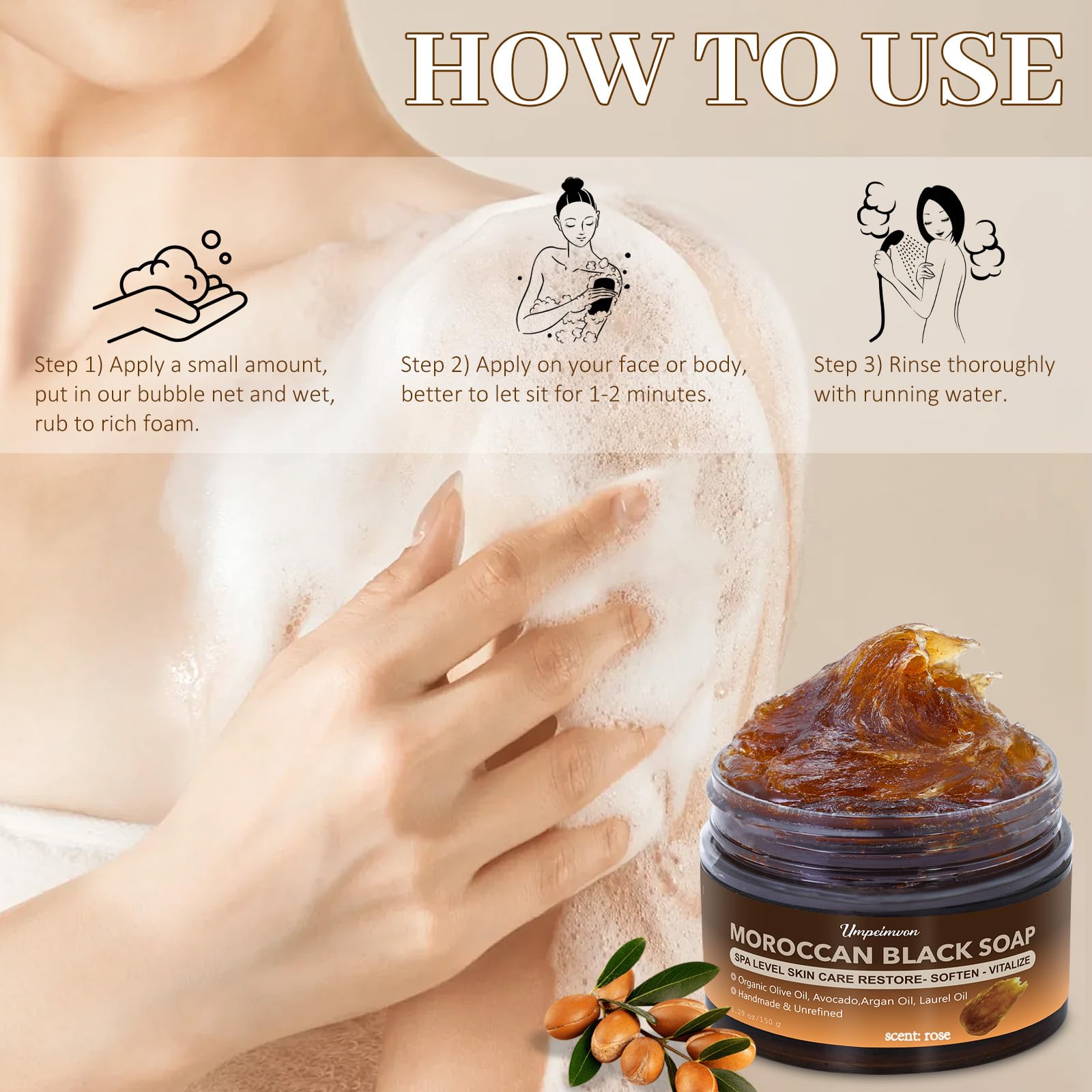 forvirness-sabon-negro-marroqui-cosmetico-natural, cuidado natural para piel y cuerpo