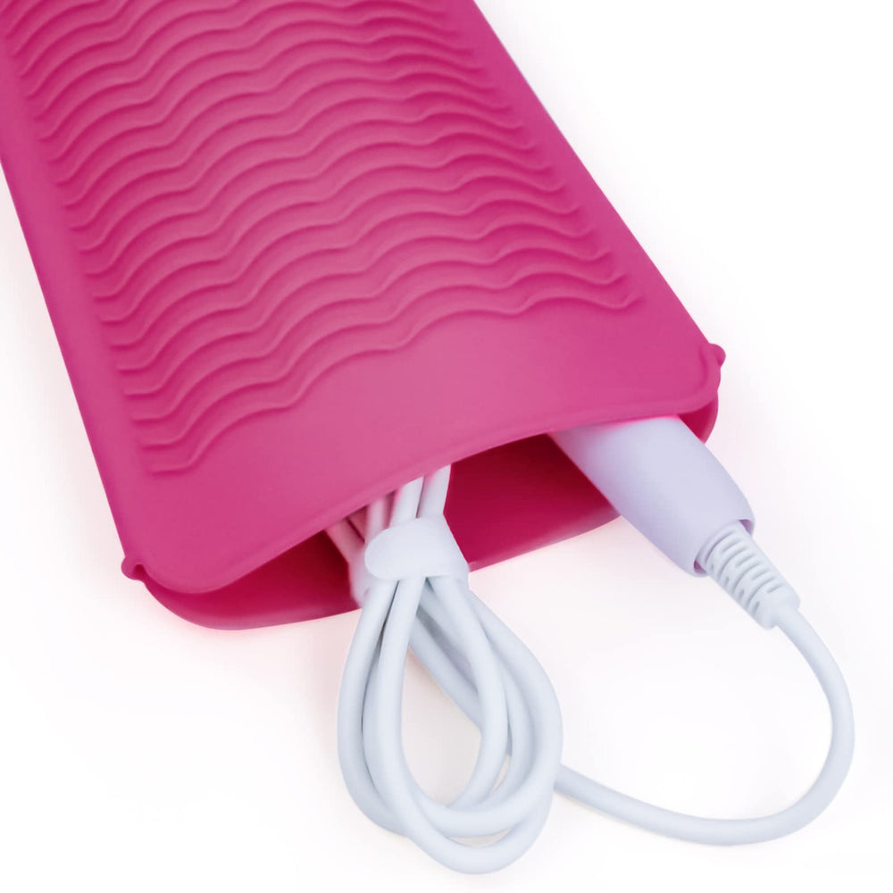 Fouews barbershop-use heat-resistant mat-pouch in pink