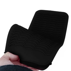 Fouews easy-clean silicone mat cleans quickly after styling sessions