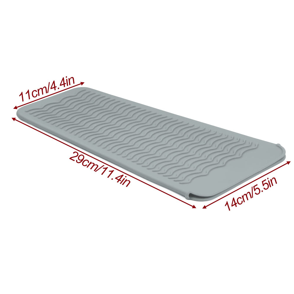 Fouews foldable silicone mat laid flat for countertop protection
