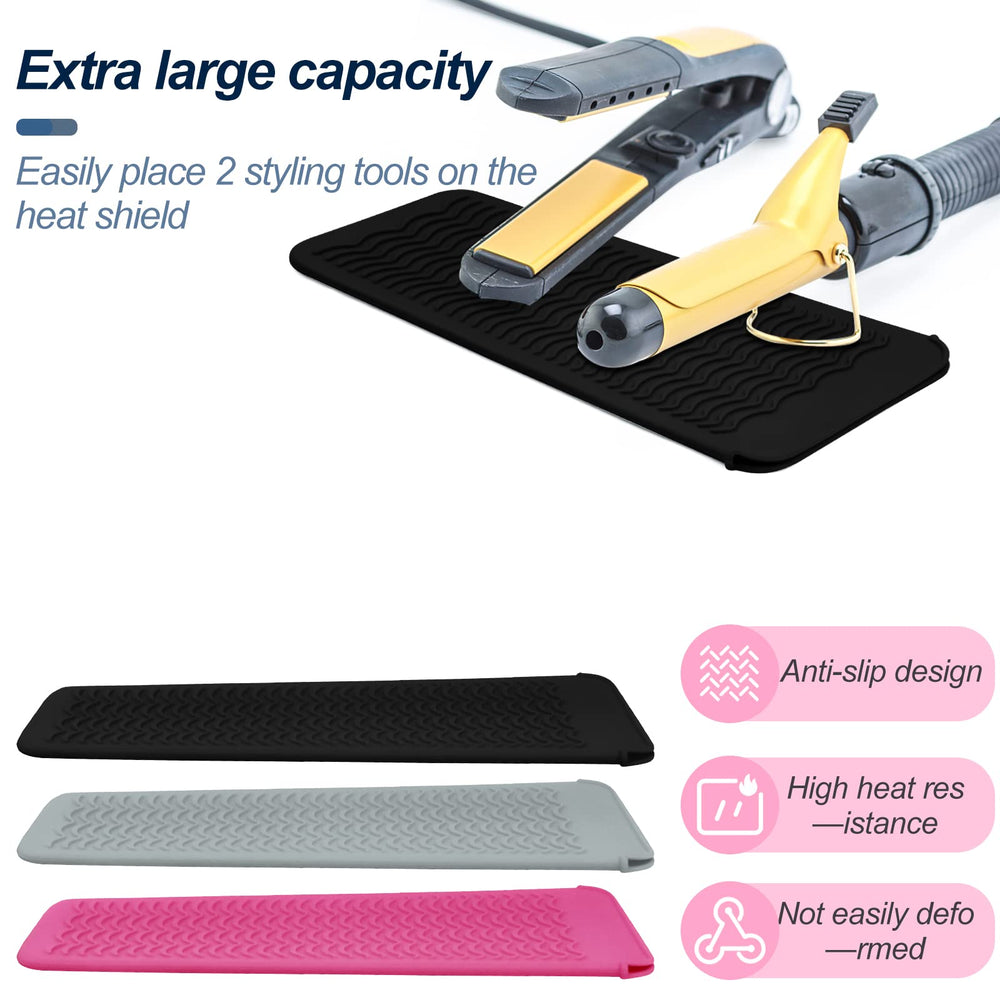 Fouews barber-shop ready silicone mat-pouch combo for daily professional use.