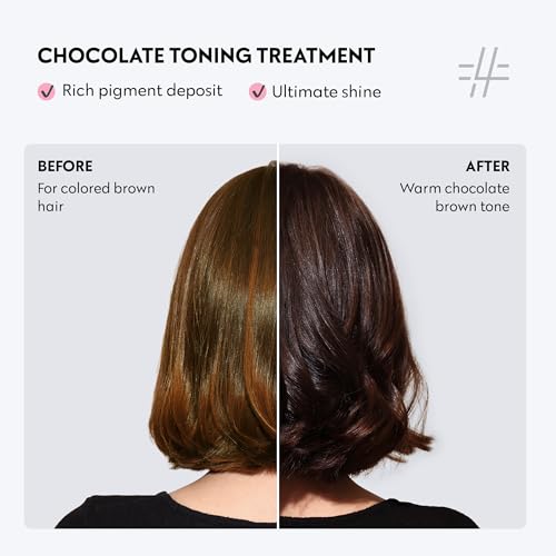 FOUR REASONS Color Mask Chocolate swatch displays deep brown pigment for even coverage.