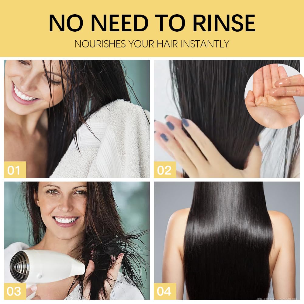Fovcos Moroccan Argan Treatment leave-in application for frizz control