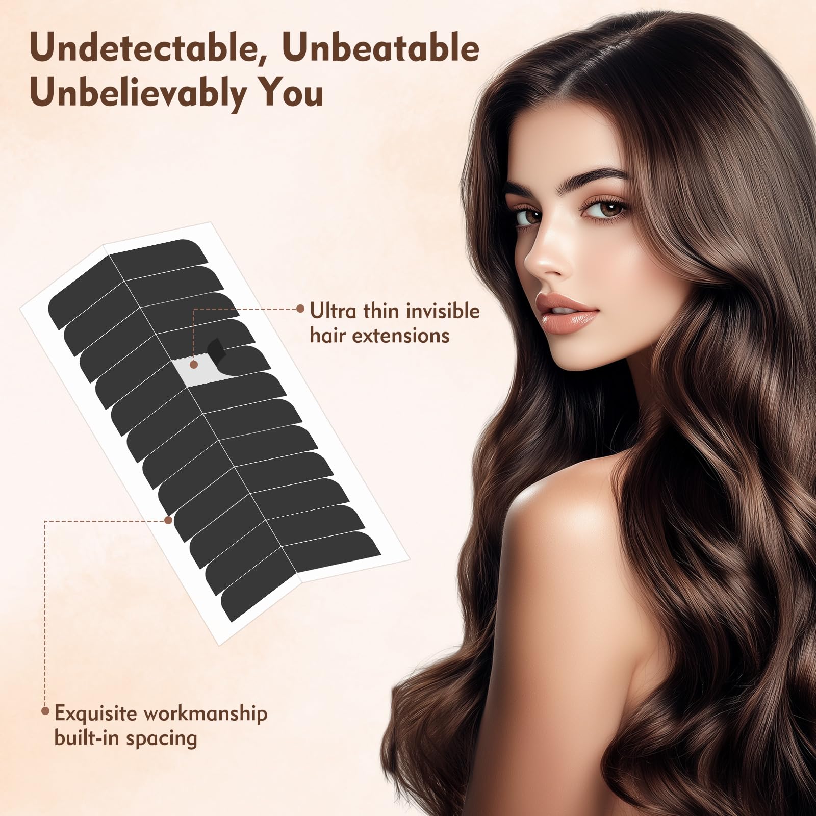 Cut-to-size edge demonstrates easy customization for different hair lengths.