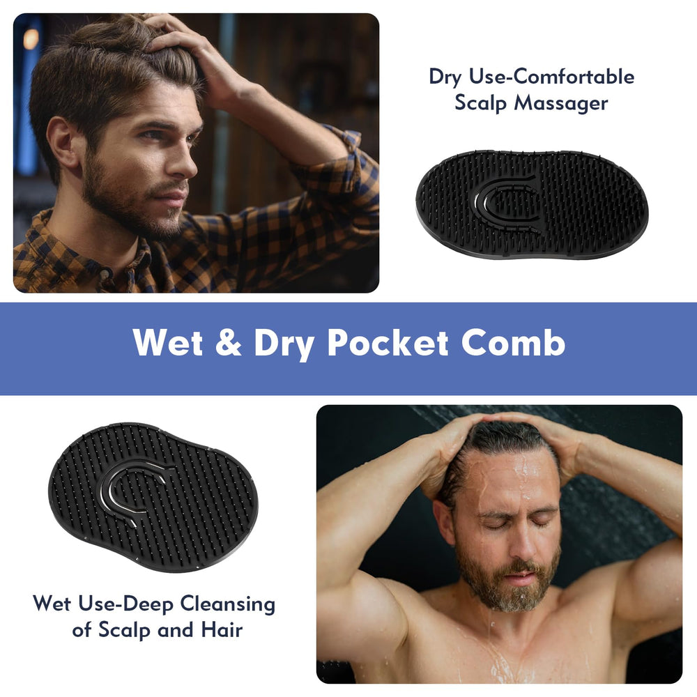 FOVKO pocket comb for shampooing and scalp care.