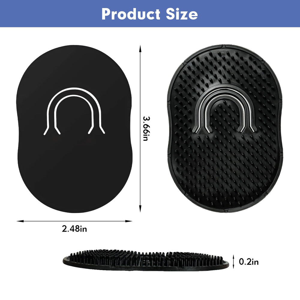 FOVKO slim design pocket comb for easy carry and touch-ups.