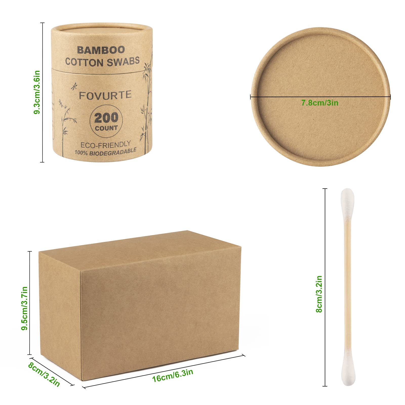 FOVURTE travel box keeps two boxes of swabs secure for on-the-go use.