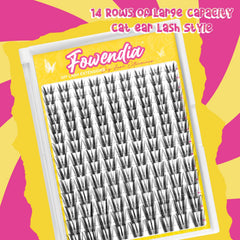 Fowendia remover for gentle, residue-free lash cleanup after wear.