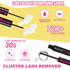 Fowendia waterproof lash sealer helps seal and protect clusters