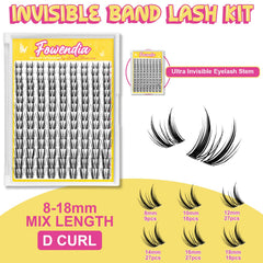 Fowendia Wispy Lash Clusters Freya-soft-fibers deliver a natural look with light feel.