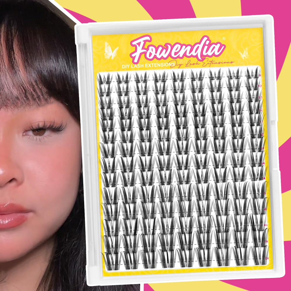 Fowendia Wispy Lash Clusters Freya-waterproof-seal helps extend wear time.