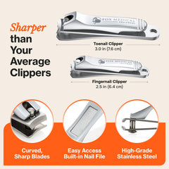 Fox Medical Equipment durable stainless steel clippers resist corrosion for lasting use.