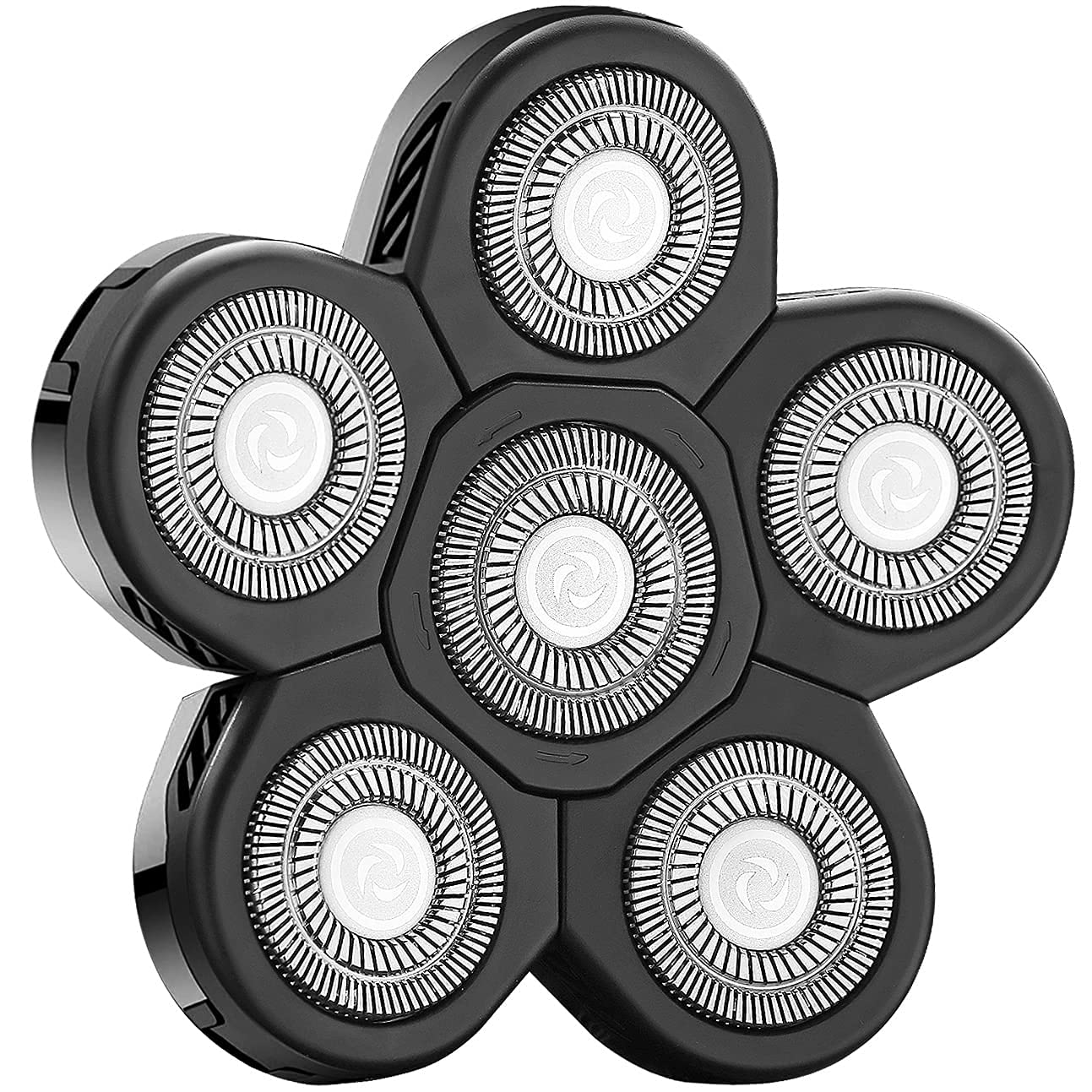 FOXSONIC universal 6-blade heads offer broad compatibility for mainstream shavers