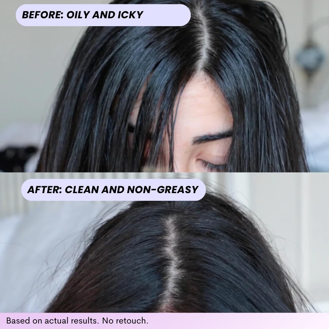 Cabello con volumen y textura gracias al champú en seco FoxyBae Turned Up.