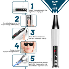 FQVCCD Nd:YAG laser targets black, brown, green, blue and purple inks with precision