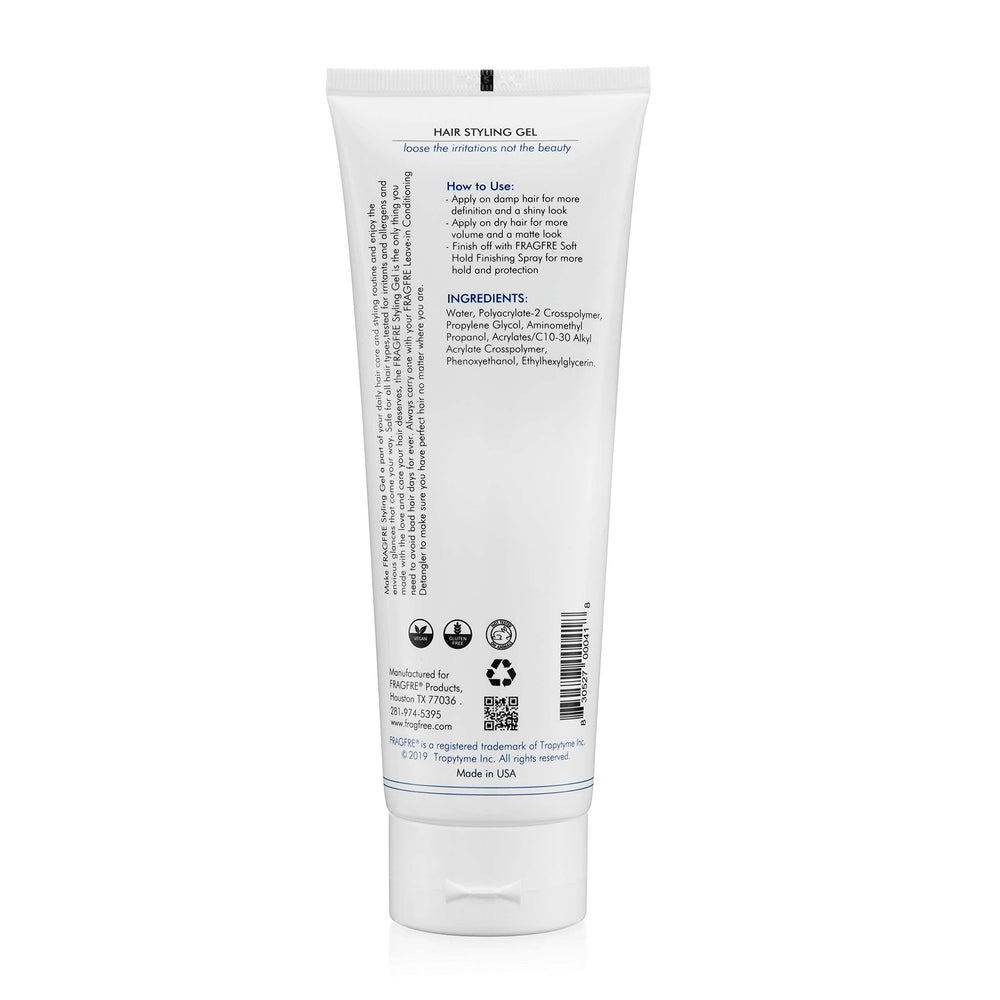 FRAGFRE Gel sin fragancia, acabado natural sin residuo blanquecino