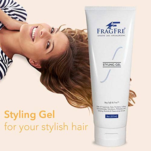 FRAGFRE Gel sin fragancia, textura suave para cabello natural o tratado