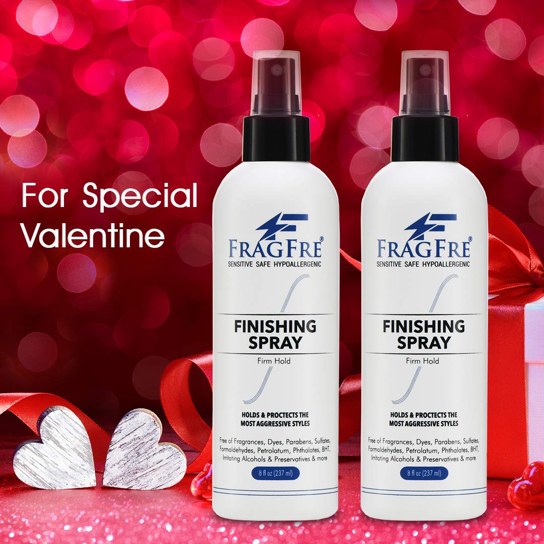 FRAGFRE Hair Finishing Spray aplicación-neblina para peinado estable.