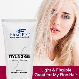FRAGFRE Light Hold Gel libre de alcohol para comodidad diaria.
