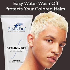 FRAGFRE Light Hold Gel apto para cabellos tratados y coloreados.