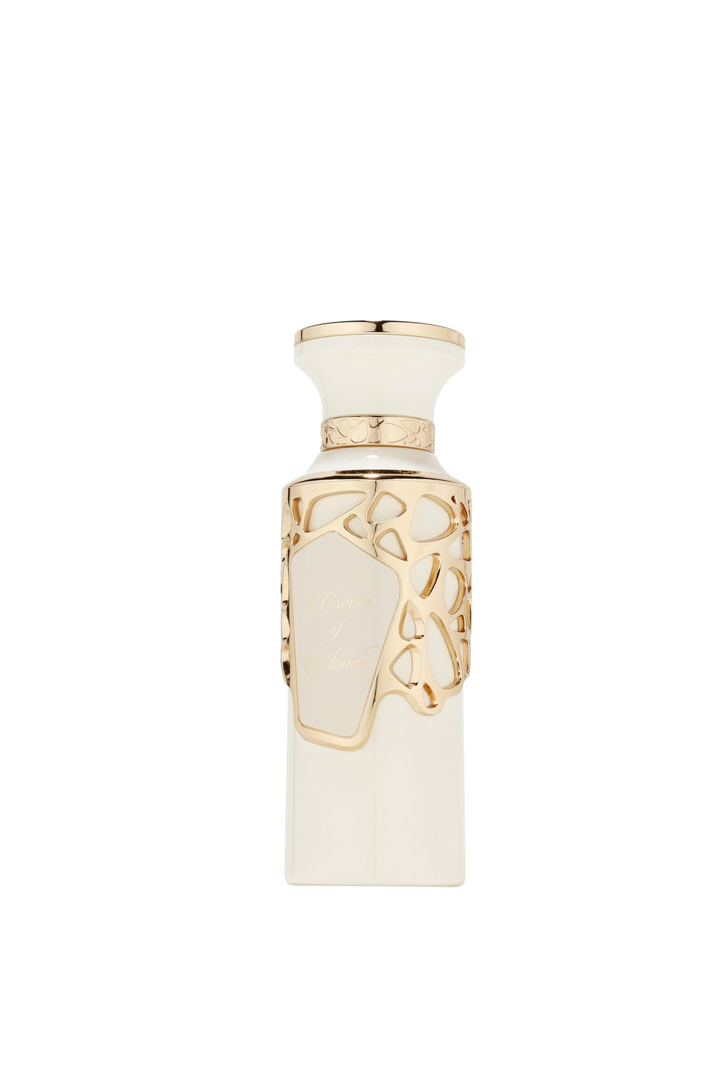 Fragrance World Creme of Clouds lifestyle shot suggesting confident, versatile wearing occasions