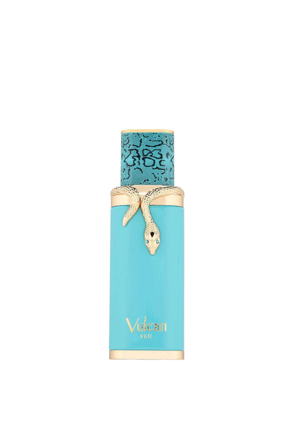 Fragrance World Vulcan Feu EDP cap highlights premium design and easy grip.