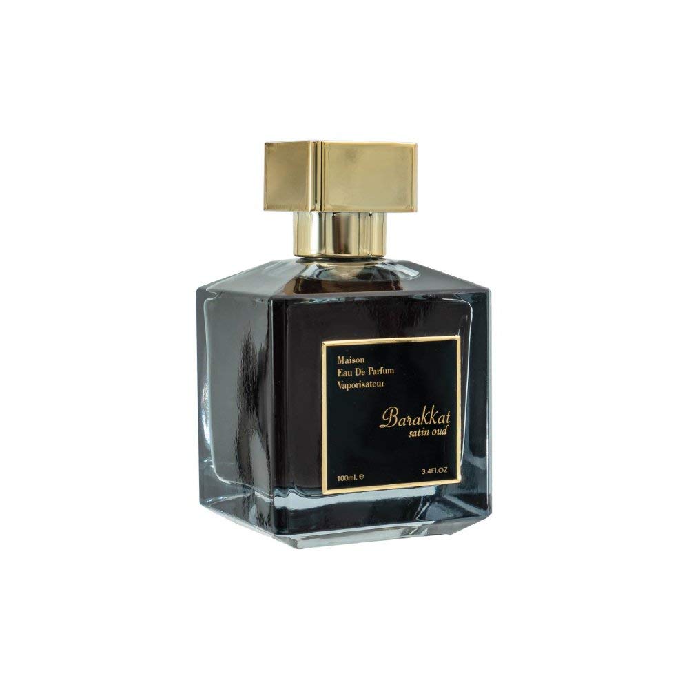 Fragrance World Youshah Satin Oud spray for evening longevity.
